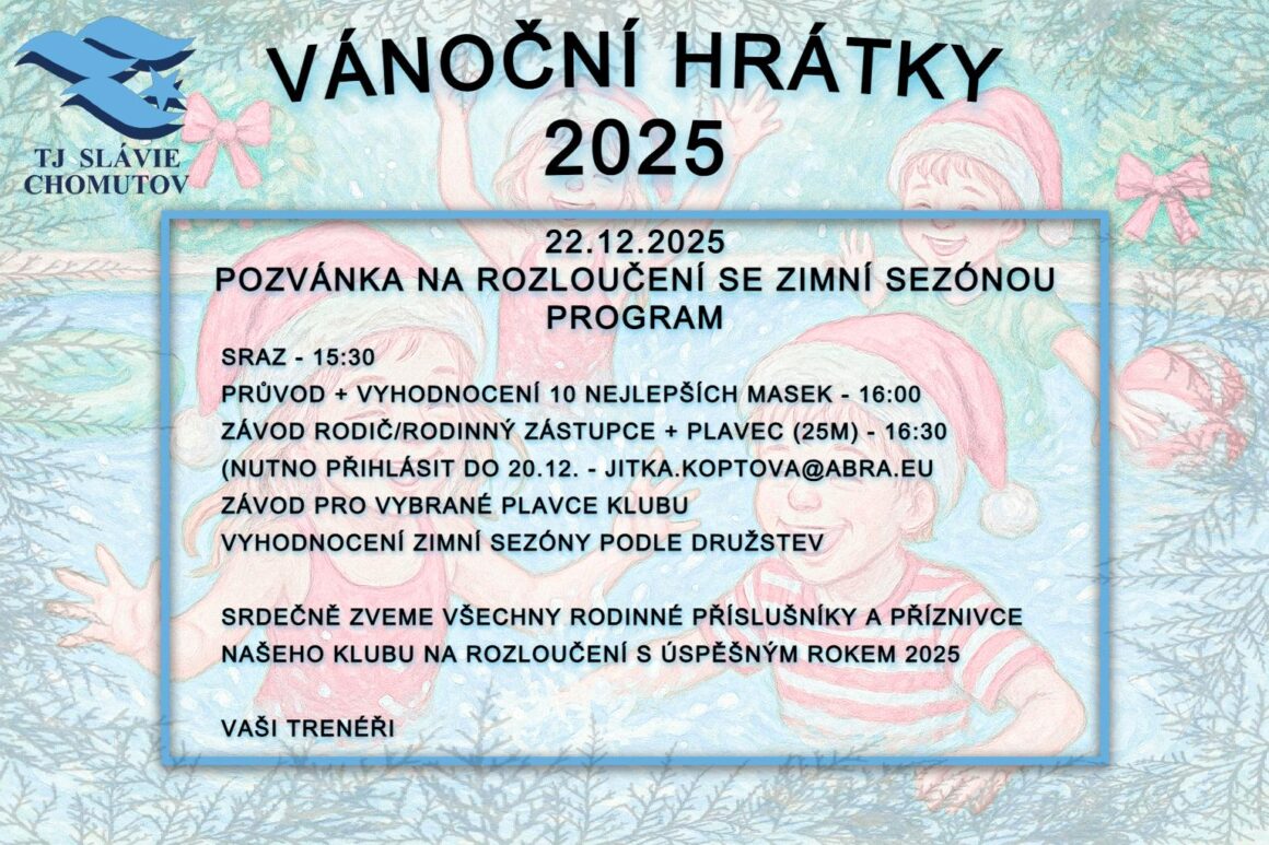 Pozvánka na Vánoční hrátky 2025