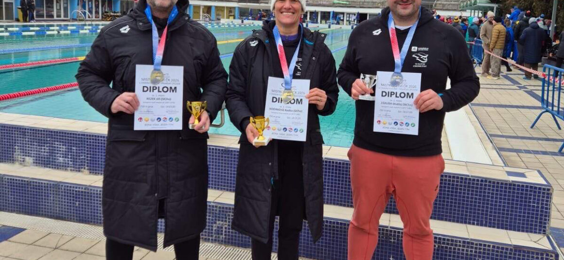 M-ČR zimní plavání Praha