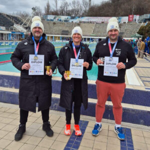 M-ČR zimní plavání Praha